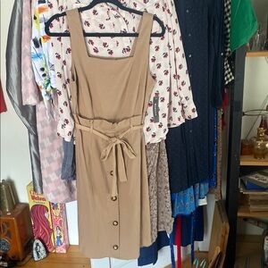 Montreau LA Linen Blend Sleeveless Dress Sz M